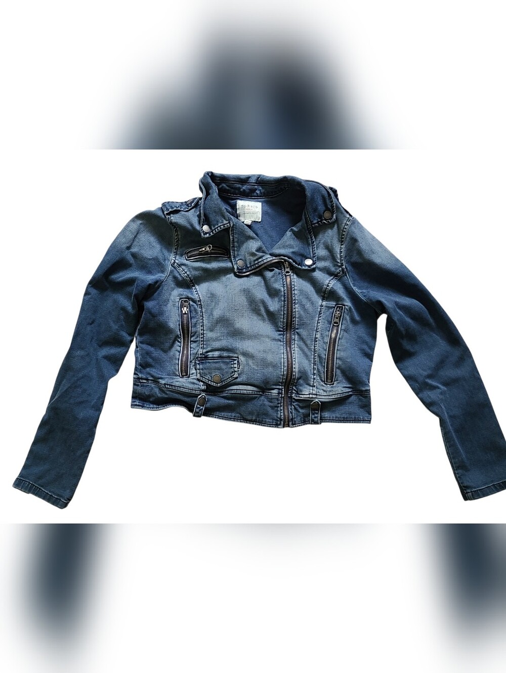 TORRID Moto Denim Jacket 2X Torrid Sz 2